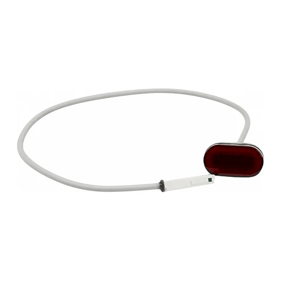 Tail light, rear, compact oval lens, for 36 V 350 W vehicles