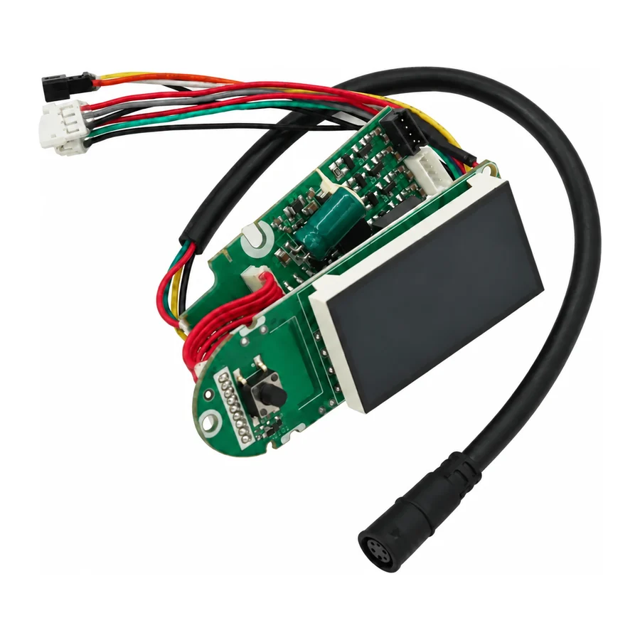 Dashboard display board, LCD, for 36 V 350 W vehicles