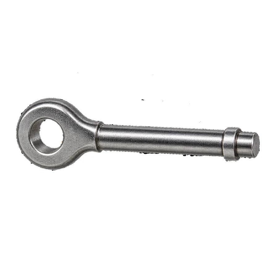 Eye bolt, folding pull rod