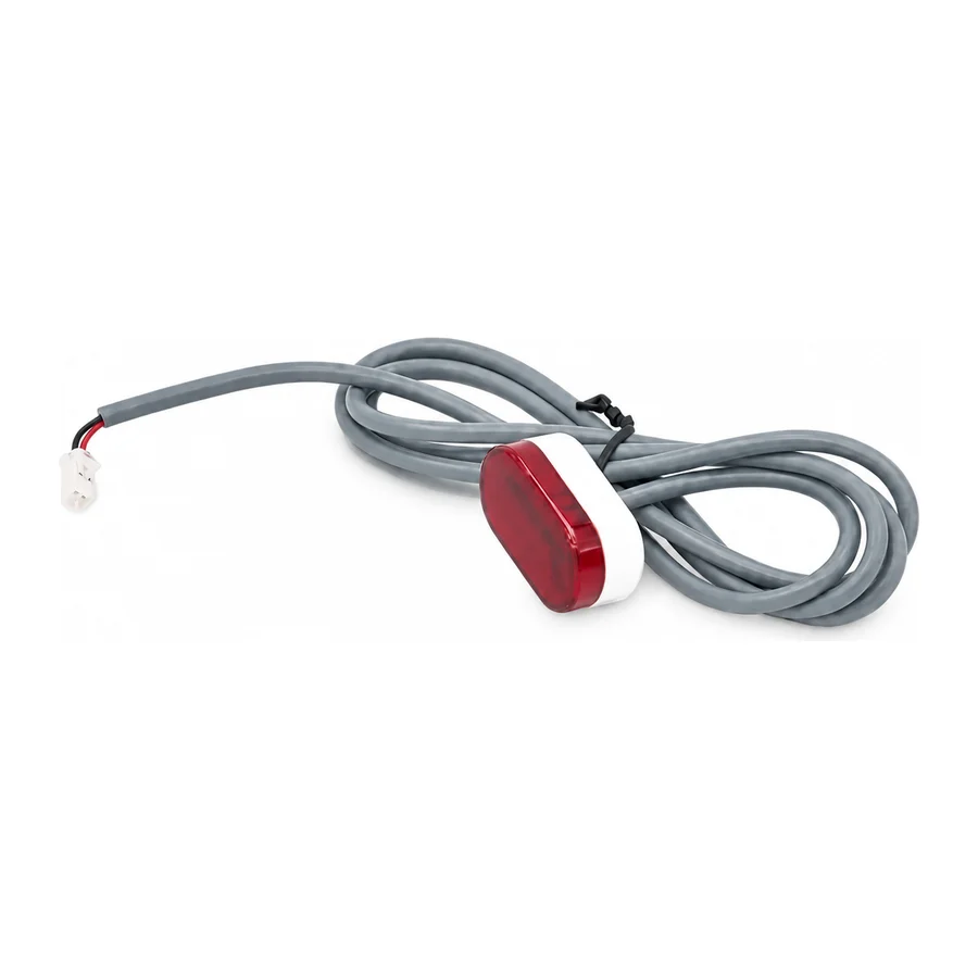 Tail light, rear, oval lens, for 36 V 300–350 W 10-inch vehicles